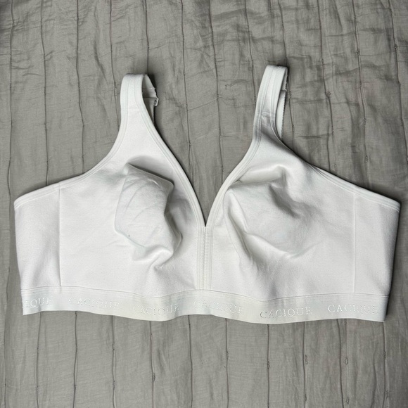Cacique Other - Cacique White Full Coverage Bra